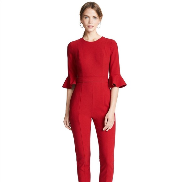 Black Halo Red Brooklyn Jumpsuit - Picture 4 of 7